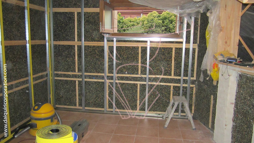 fotografia obra daiquiri corporation, perfileria pladur