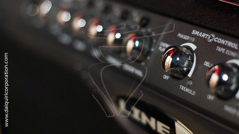 Fotografia equipamiento de sonido, amplificador line 6