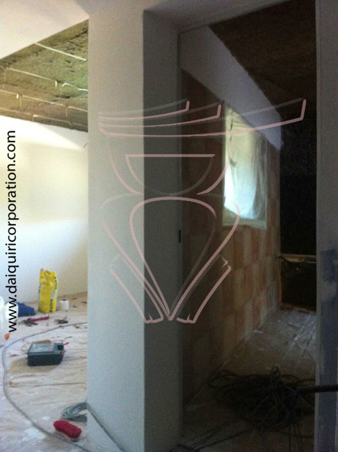 Fotografia obra daiquiri corporation, Puerta control room